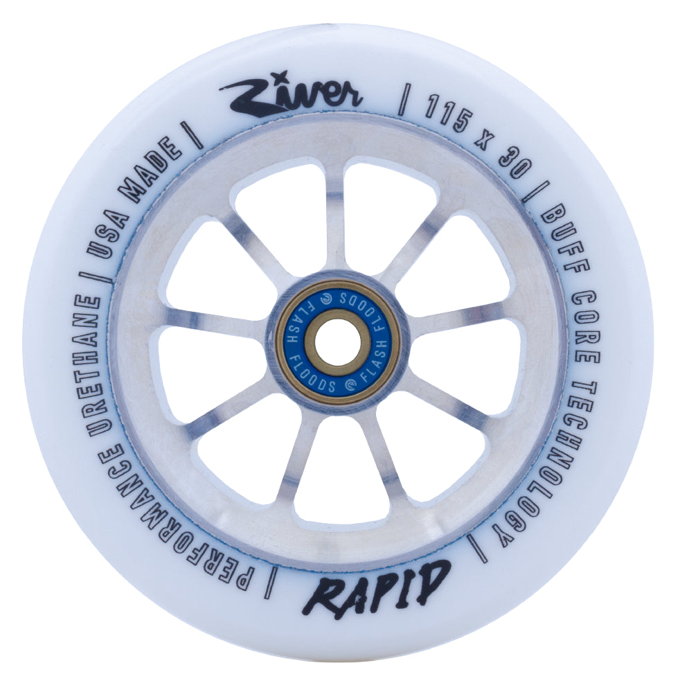 River Wheel Co - Natural &quot;Blizzard&quot; Rapids 115 x 30mm