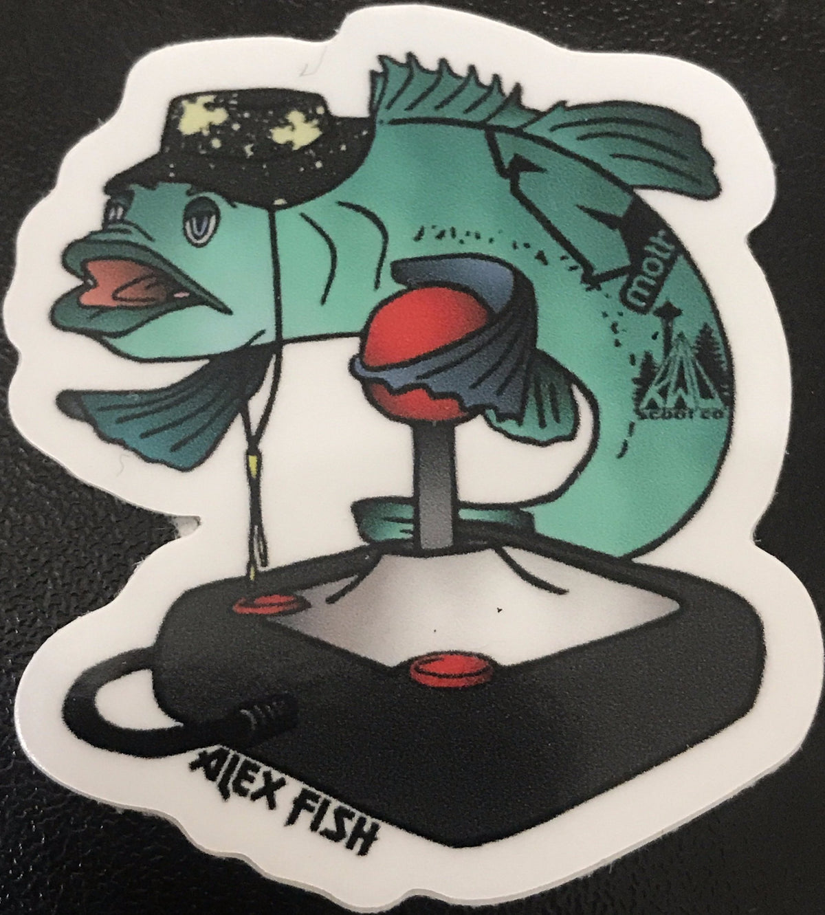 RAD Alex Fish Sticker RAD